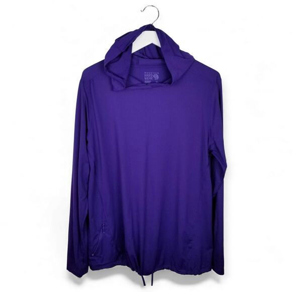 MOUNTAIN HARD WEAR Crater Lake Hoodie Ulta Lightweight Pullover Purple - XL - Picture 1 of 9
